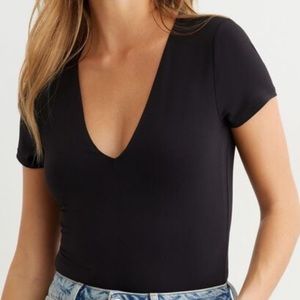 Cassidy Sculpt Short Sleeve V-Neck Bodysuit